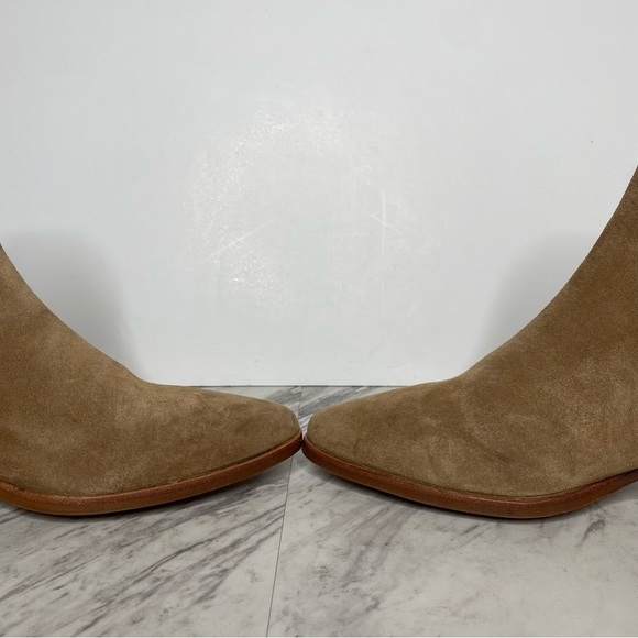 Rag & Bone Rover Zip Tan Suede Bootie 39.5 - Picture 8 of 16